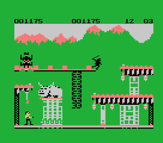 Bruce Lee screenshot 2 for MSX